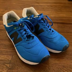Electric Blue Men’s New Balance 574 Sneakers - “Paint Chip Blue”